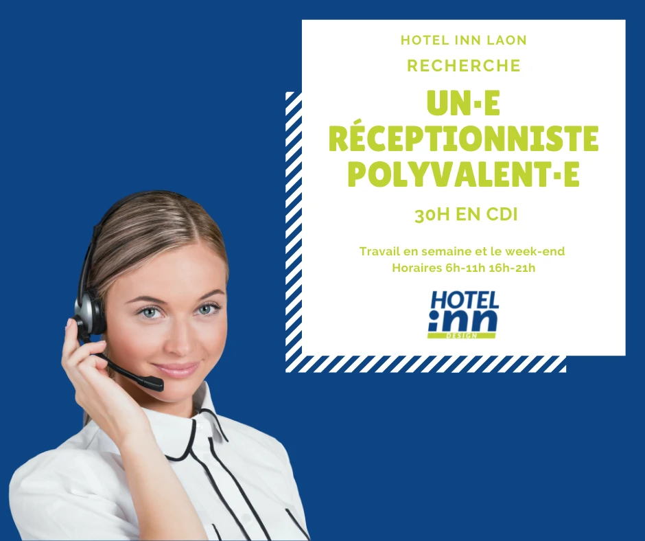 Receptionniste - Nos offres d'emploi dans tous nos Hôtels Inn de France