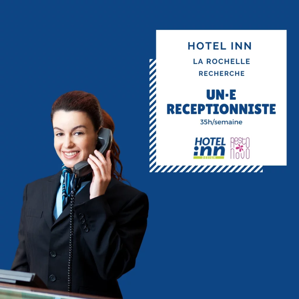 Receptionniste - Nos offres d'emploi dans tous nos Hôtels Inn de France