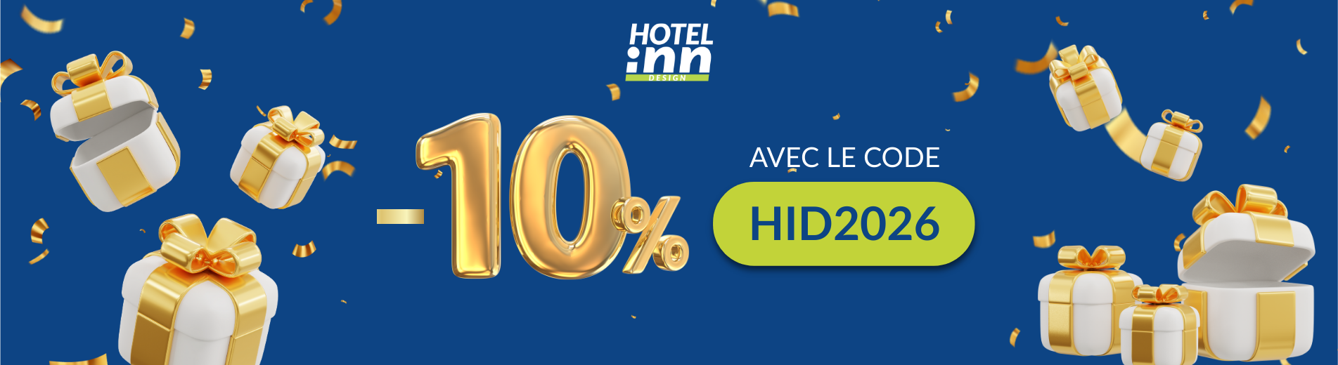 -10% avec le code promo HID2026