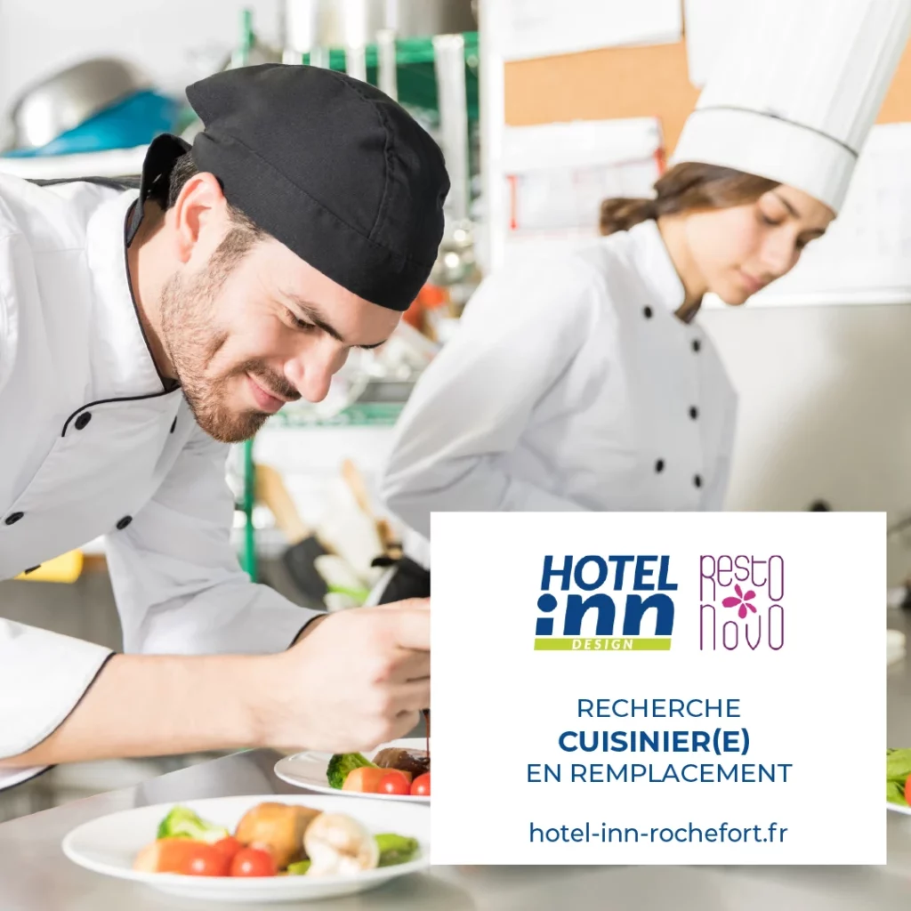 Cuisinier(ère) en remplacement Hôtel Inn Rochefort
